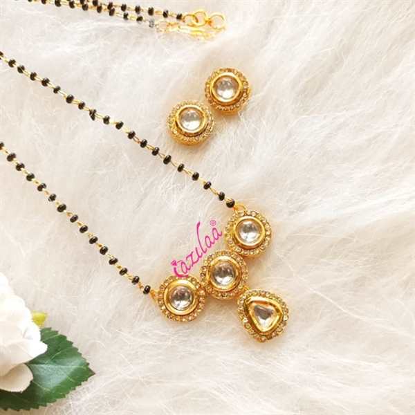 Discover Double Layered CZ Silver Mangalsutra Bracelet