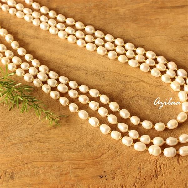 pearl chain designs traditional